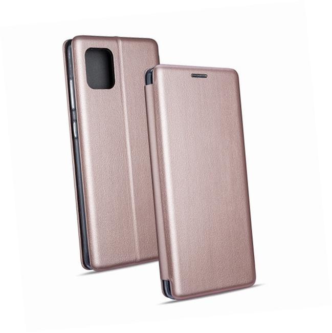 Etui zamykane z klapk� i magnesem Beline Book r�owy Samsung Galaxy A81