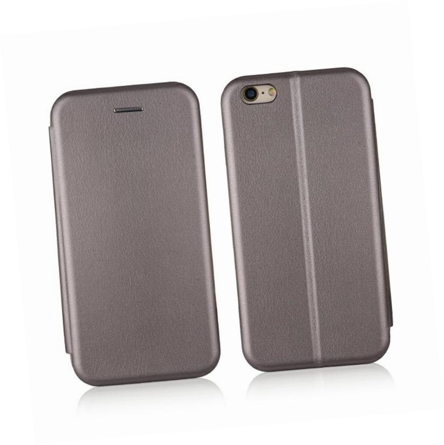 Etui zamykane z klapk� i magnesem Beline Book szary Apple iPhone 8