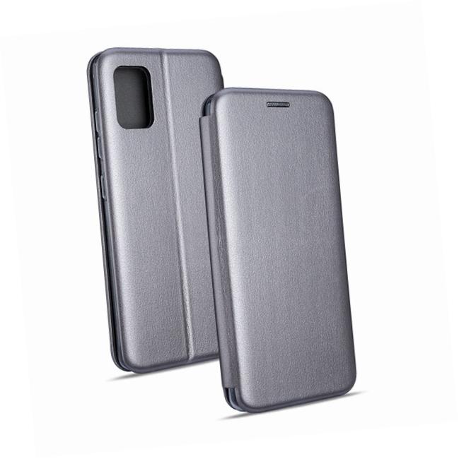 Etui zamykane z klapk� i magnesem Beline Book szary Samsung Galaxy A21