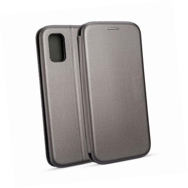 Etui zamykane z klapk� i magnesem Beline Book szary Samsung Galaxy A41