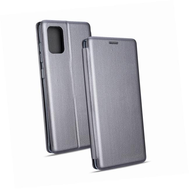 Etui zamykane z klapk� i magnesem Beline Book szary Samsung Galaxy A71