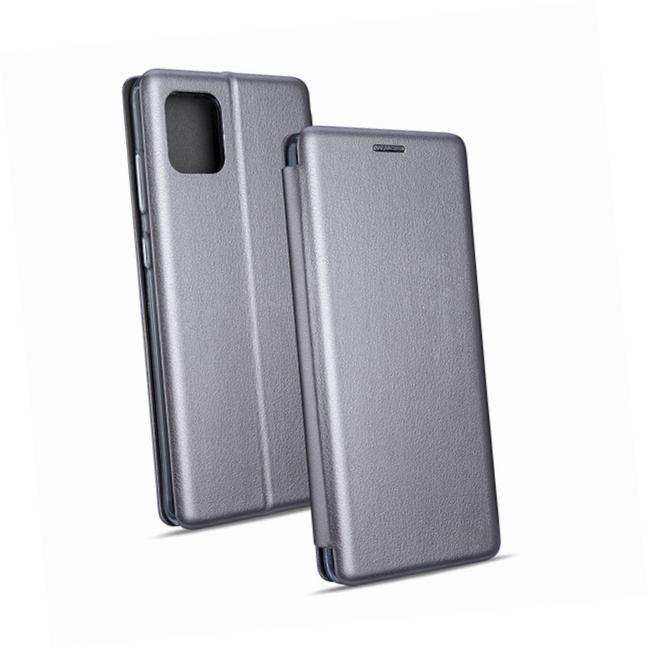 Etui zamykane z klapk� i magnesem Beline Book szary Samsung Galaxy Note 10 Lite