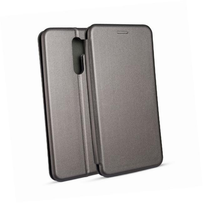 Etui zamykane z klapk� i magnesem Beline Book szary Xiaomi Redmi 9