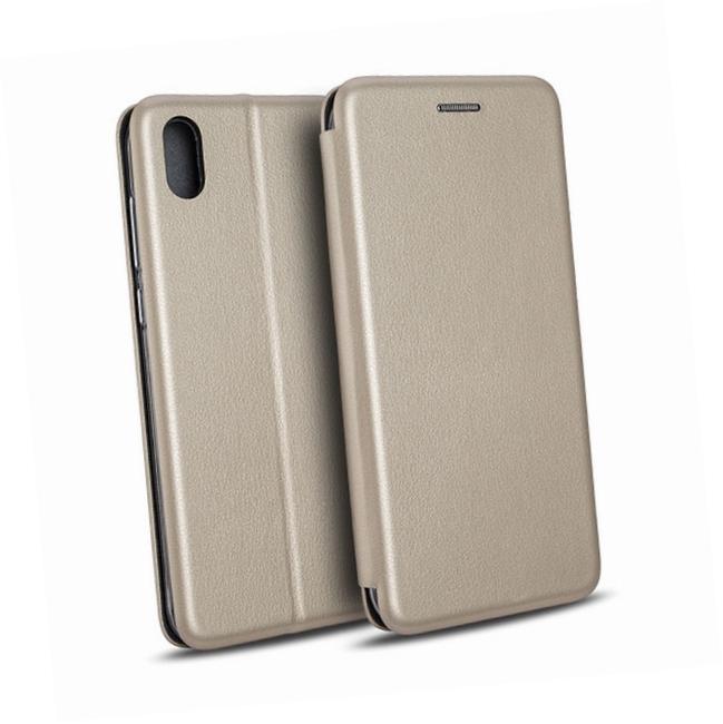 Etui zamykane z klapk� i magnesem Beline Book z�oty Huawei Y5 (2019)
