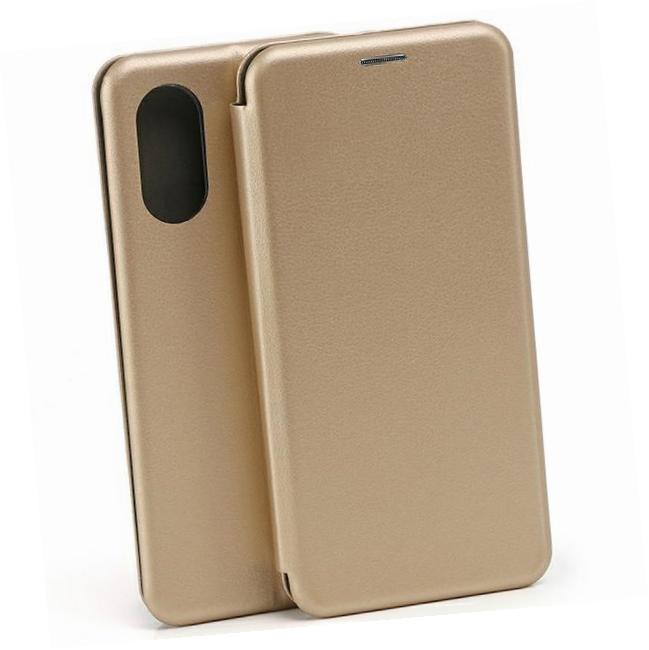 Etui zamykane z klapk� i magnesem Beline Book z�oty Oppo A17