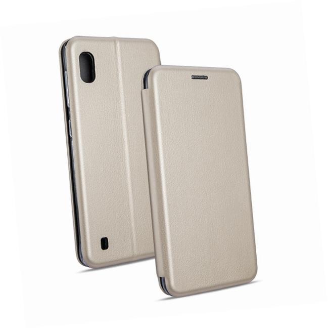 Etui zamykane z klapką i magnesem Beline Book złoty Samsung Galaxy A10 Etui zamykane z klapką i magnesem Beline Book złoty Samsung Galaxy A10