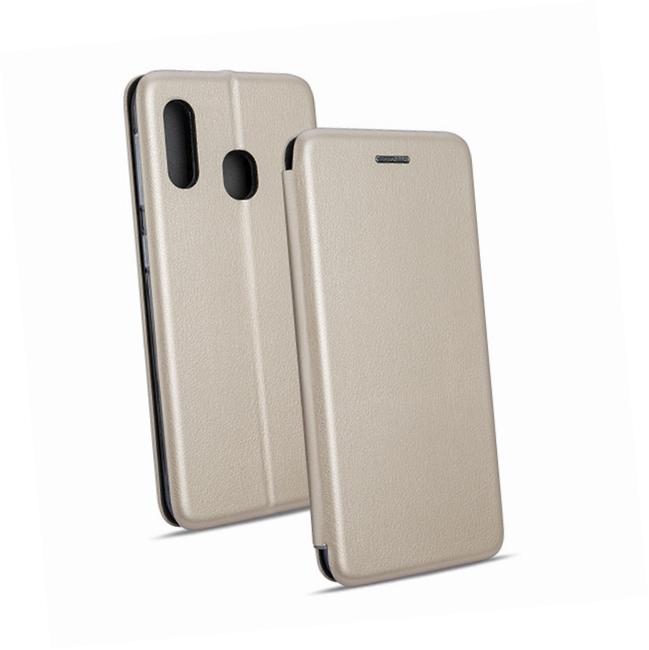 Etui zamykane z klapką i magnesem Beline Book złoty Samsung Galaxy A20e Etui zamykane z klapką i magnesem Beline Book złoty Samsung Galaxy A20e