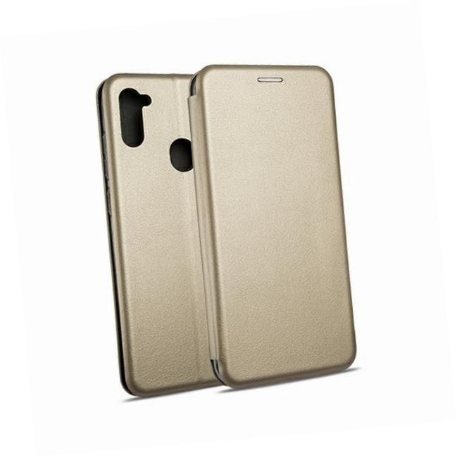 Etui zamykane z klapk� i magnesem Beline Book z�oty Samsung Galaxy M11