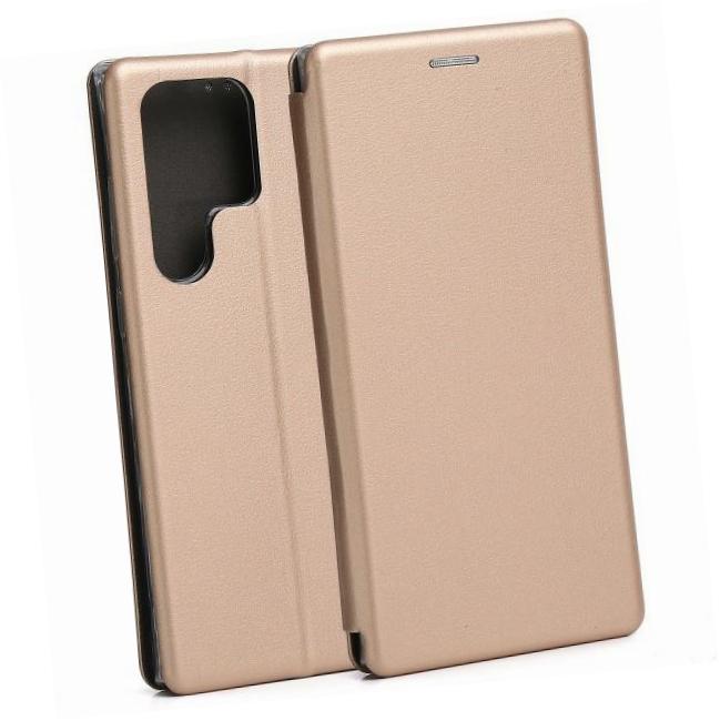 Etui zamykane z klapk� i magnesem Beline Book z�oty Samsung Galaxy S23 Ultra