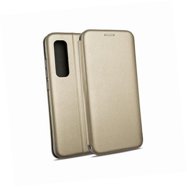 Etui zamykane z klapk� i magnesem Beline Book z�oty Xiaomi Mi Note 10 Lite