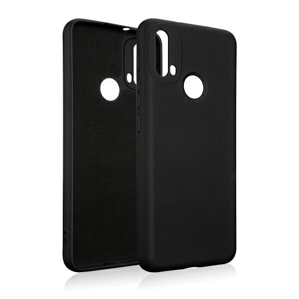Pokrowiec Beline Silicone czarny Motorola Moto E40 / 2