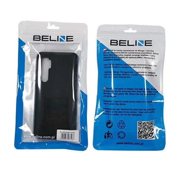 Pokrowiec Beline Silicone czarny Xiaomi Mi Note 10 Lite / 2