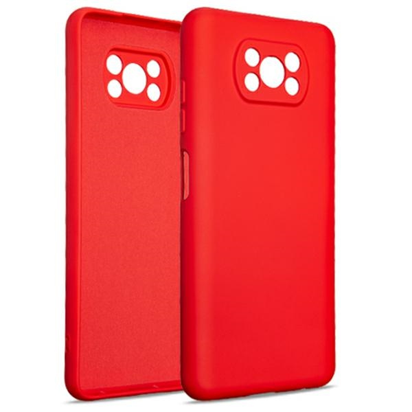 Pokrowiec Beline Silicone czerwony Xiaomi POCO X3