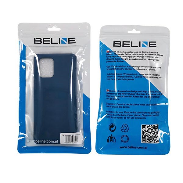 Pokrowiec Beline Silicone niebieski Samsung A91 / 2