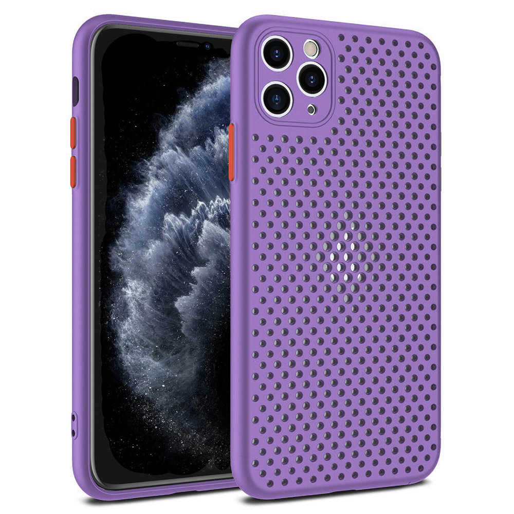 Pokrowiec Breath Case fioletowy Samsung Galaxy A10 Pokrowiec Breath Case fioletowy Samsung Galaxy A10
