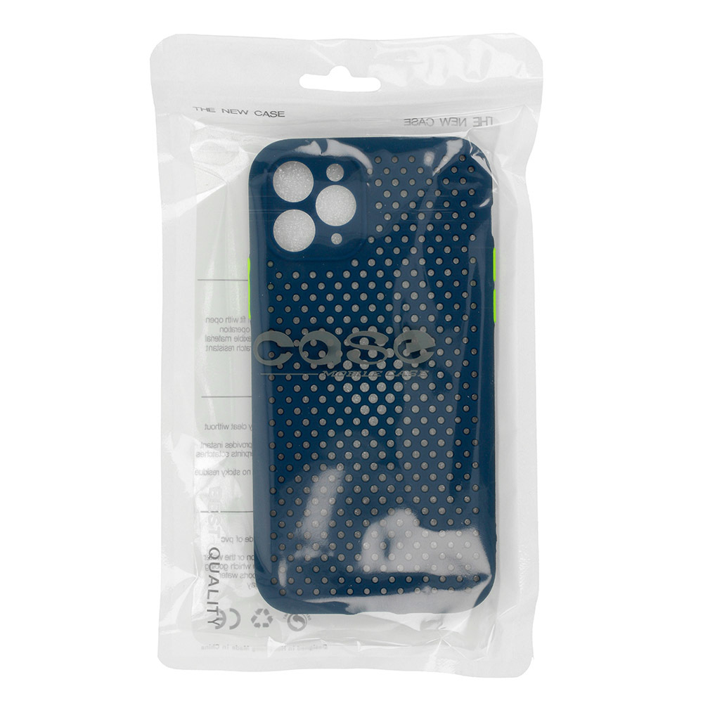 Pokrowiec Breath Case granatowy Samsung Galaxy A50 / 9