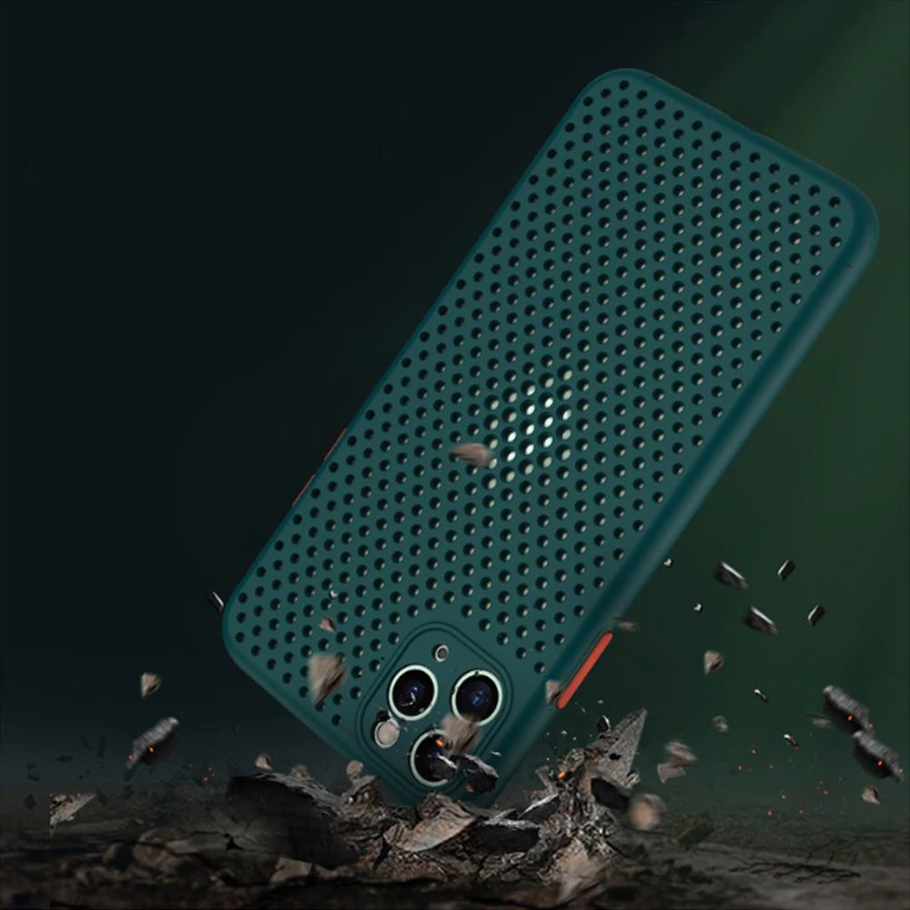 Pokrowiec Breath Case granatowy Xiaomi Redmi Note 8T / 6