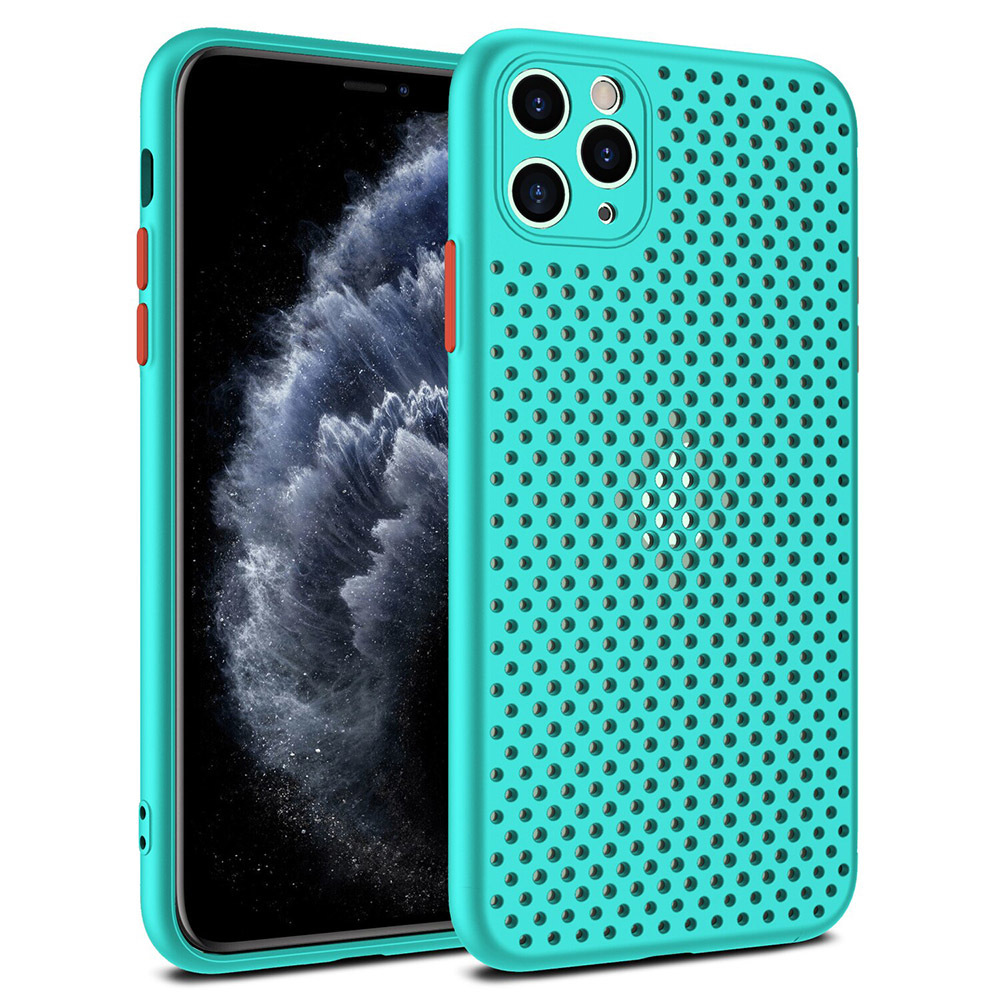 Pokrowiec Breath Case turkusowy Samsung Galaxy A70