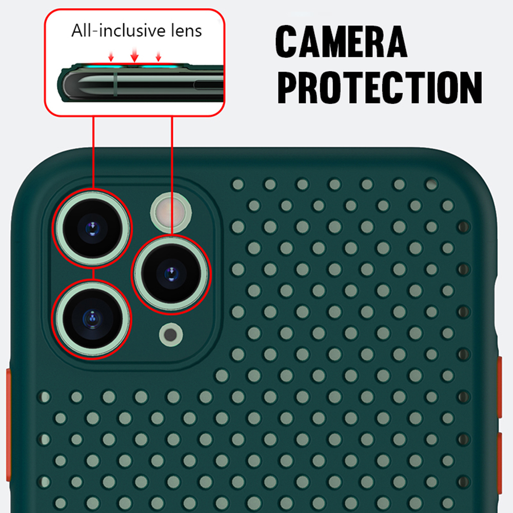 Pokrowiec Breath Case zielony Samsung Galaxy A51 / 3