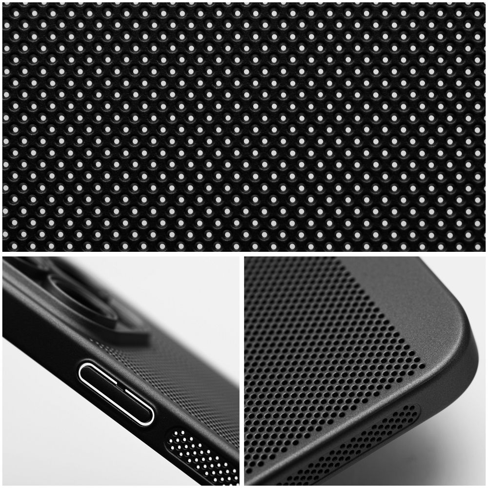 Pokrowiec Breezy czarny Apple iPhone 8 / 6 Pokrowiec Breezy czarny Apple iPhone 8 / 6