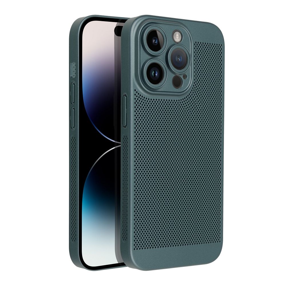 Pokrowiec Breezy zielony Apple iPhone 15 Pro Max / 2 Pokrowiec Breezy zielony Apple iPhone 15 Pro Max / 2