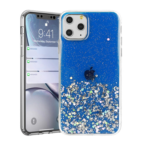 Pokrowiec Brilliant Clear Case granatowy Apple iPhone SE 2022