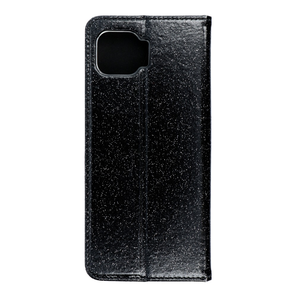 Pokrowiec brokatowy Shining Book czarny Motorola Moto G 5G Plus