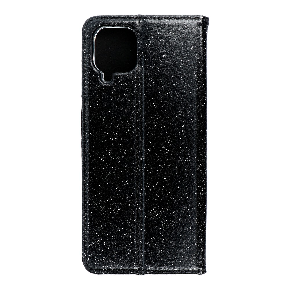 Pokrowiec brokatowy Shining Book czarny Samsung Galaxy A12