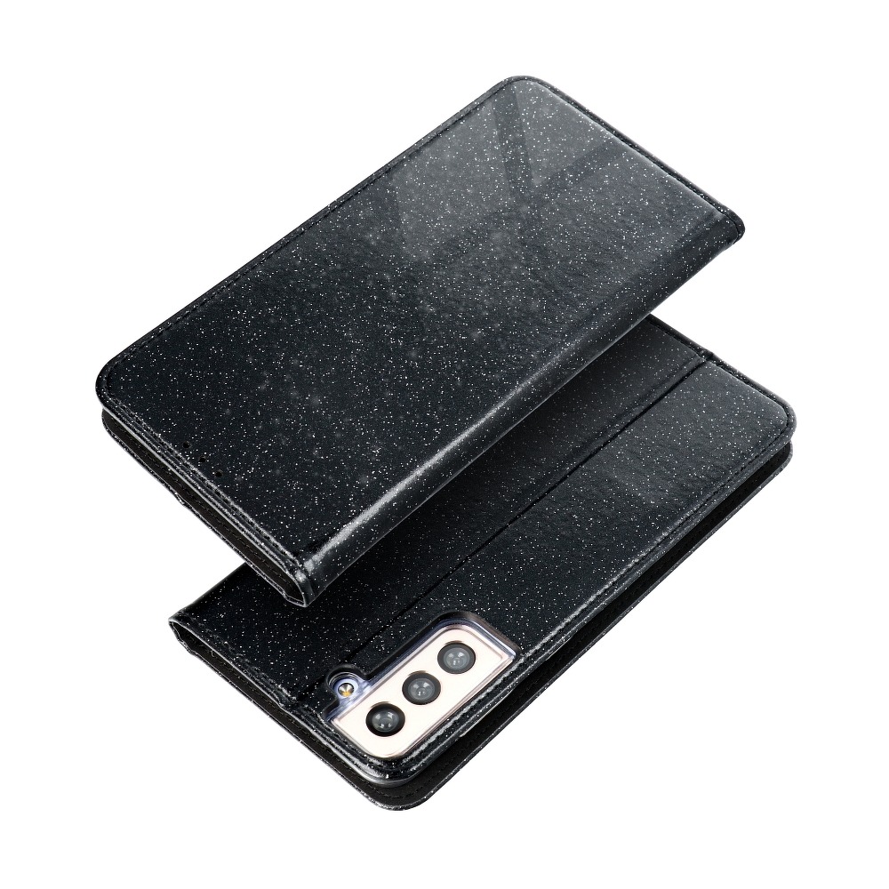 Pokrowiec brokatowy Shining Book czarny Samsung Galaxy A51 / 3