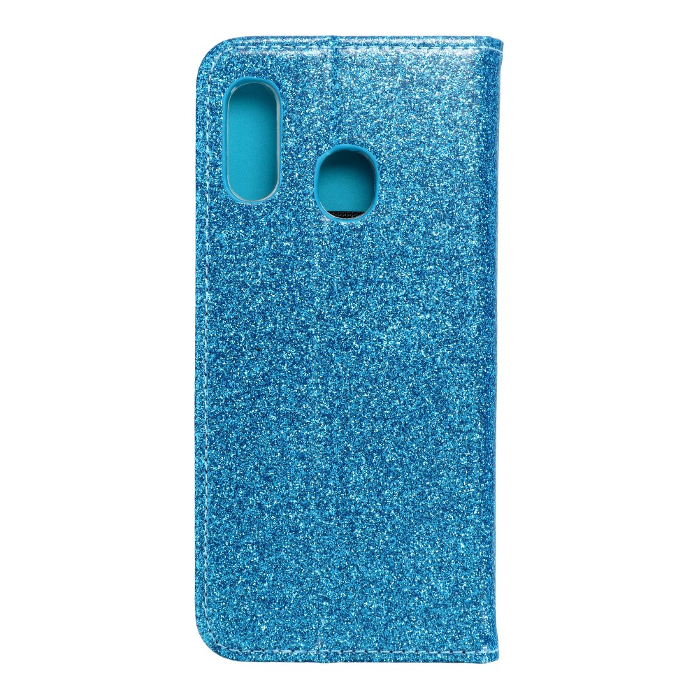 Pokrowiec brokatowy Shining Book niebieski Samsung Galaxy A20e Pokrowiec brokatowy Shining Book niebieski Samsung Galaxy A20e