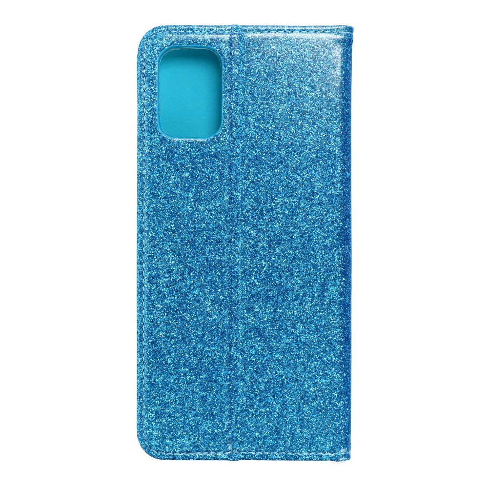 Pokrowiec brokatowy Shining Book niebieski Samsung Galaxy A71