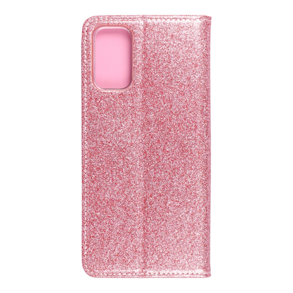 Pokrowiec brokatowy Shining Book r�owy Poco M3 Pro