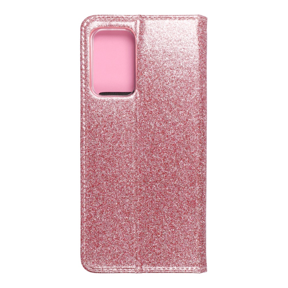 Pokrowiec brokatowy Shining Book r�owy Samsung A52 5G