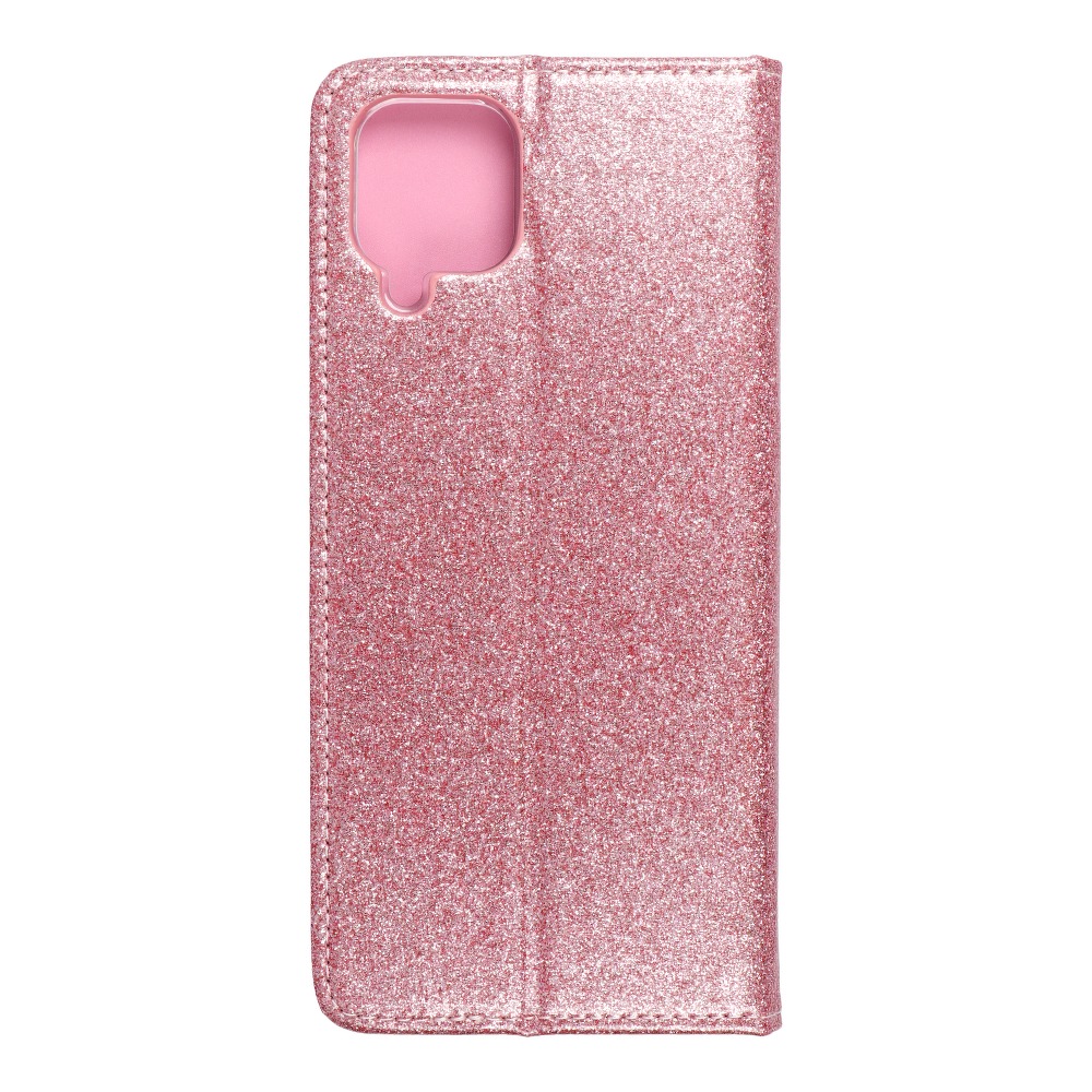 Pokrowiec brokatowy Shining Book różowy Samsung Galaxy M12 Pokrowiec brokatowy Shining Book różowy Samsung Galaxy M12