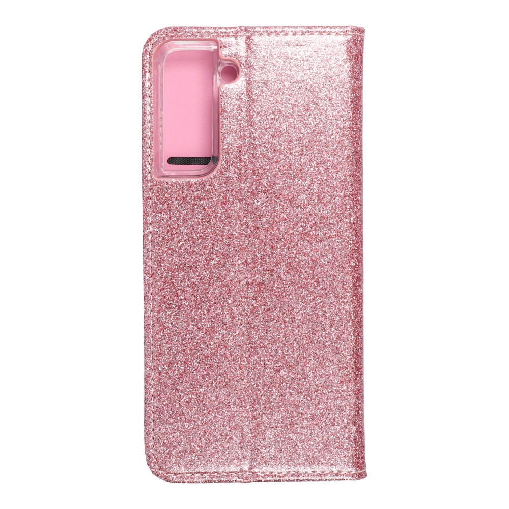 Pokrowiec brokatowy Shining Book r�owy Samsung s21