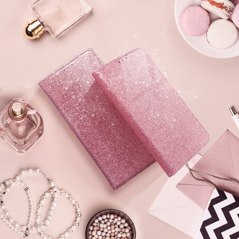 Pokrowiec brokatowy Shining Book r�owy Xiaomi Redmi Note 10 Pro