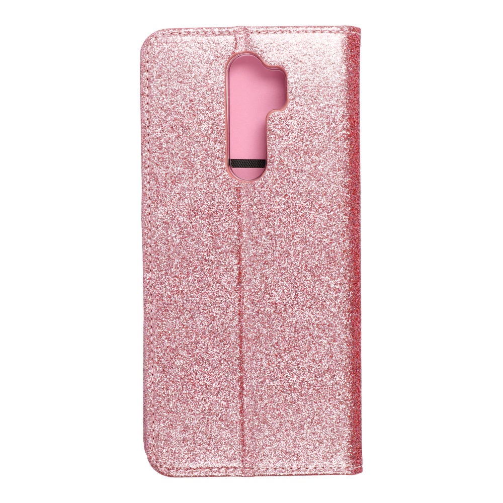 Pokrowiec brokatowy Shining Book różowy Xiaomi Redmi Note 8 Pro Pokrowiec brokatowy Shining Book różowy Xiaomi Redmi Note 8 Pro