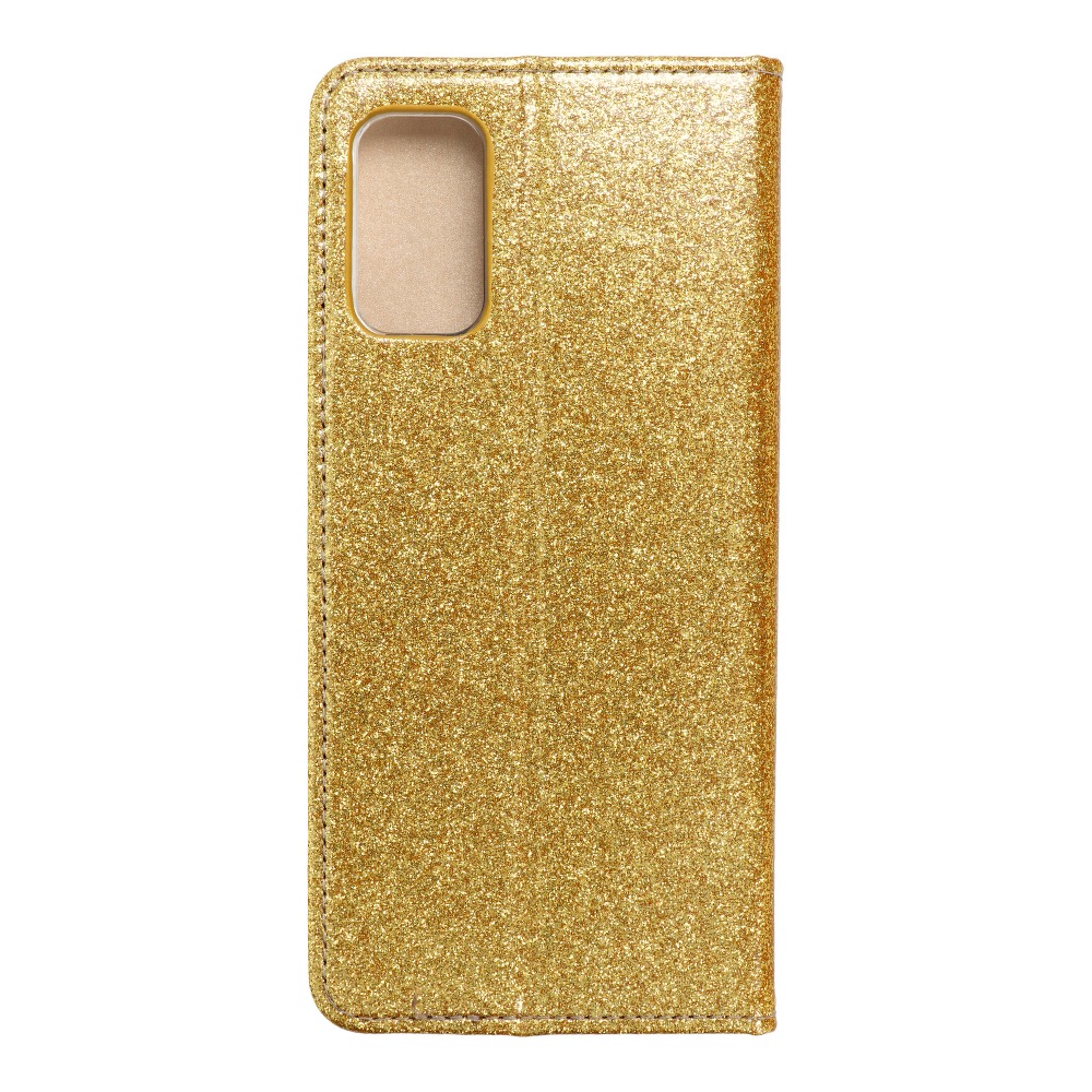 Pokrowiec brokatowy Shining Book z�oty Samsung A32 5G