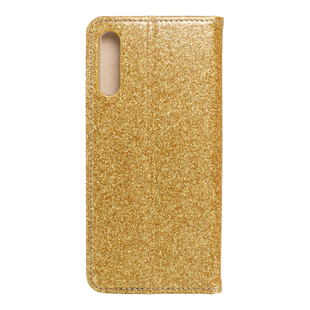 Pokrowiec brokatowy Shining Book z�oty Samsung Galaxy A50
