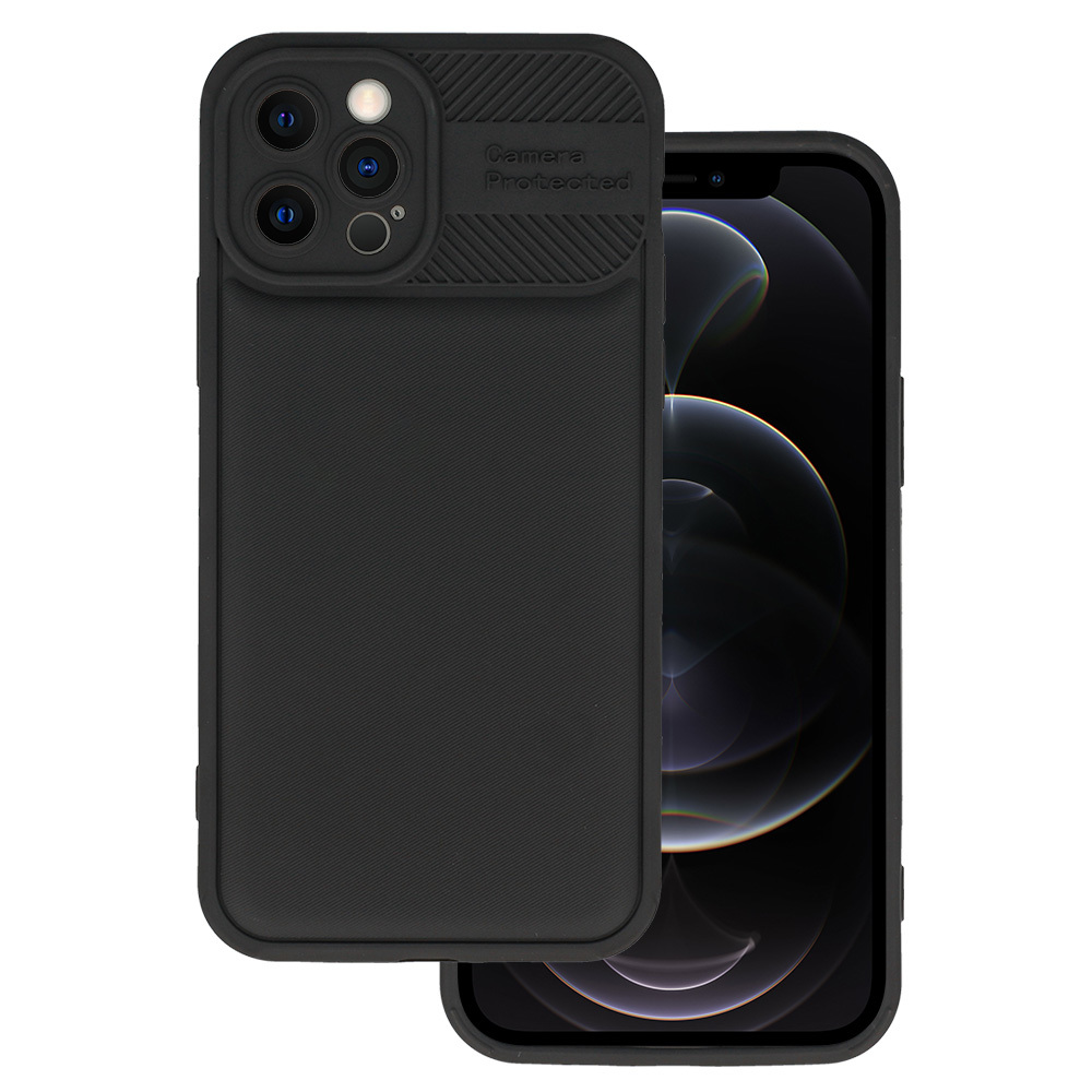 Pokrowiec Camera Protected Case czarny Apple iPhone 12 Pro Max