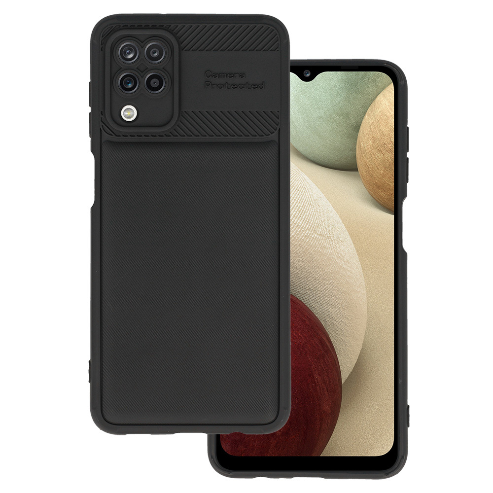 Pokrowiec Camera Protected Case czarny Samsung Galaxy A12
