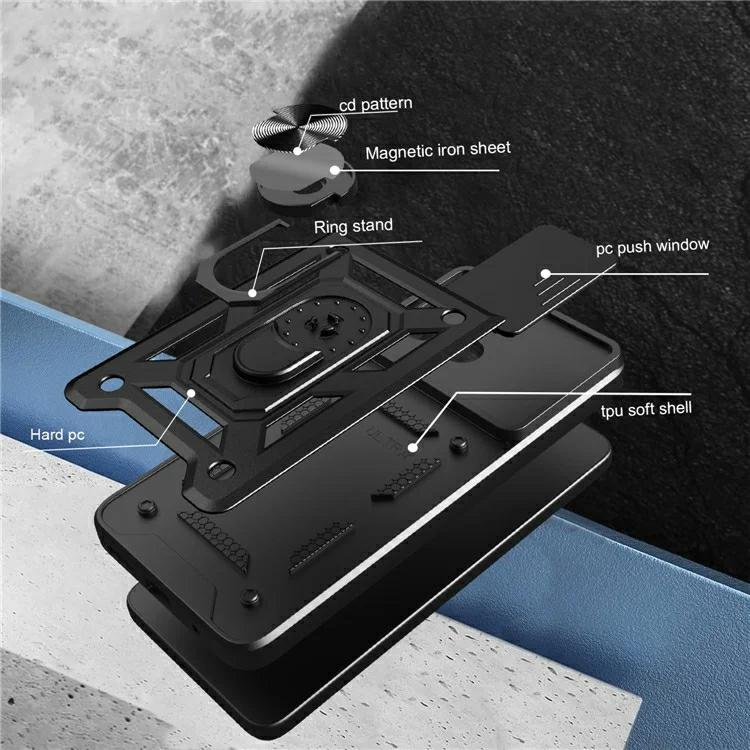 Pokrowiec Camshield Case czarny Motorola Moto G05 / 3