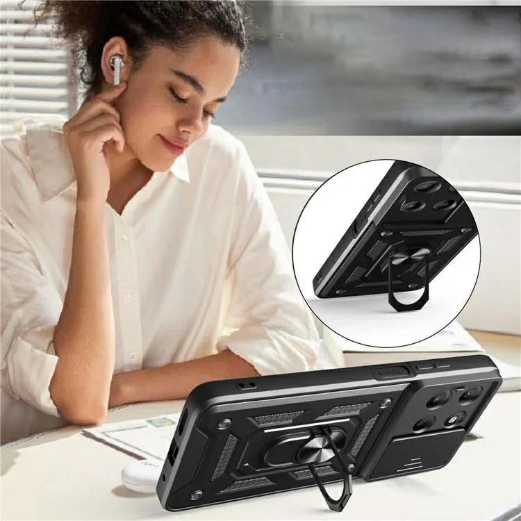 Pokrowiec Camshield Case czarny Motorola Moto G15 / 4 Pokrowiec Camshield Case czarny Motorola Moto G15 / 4