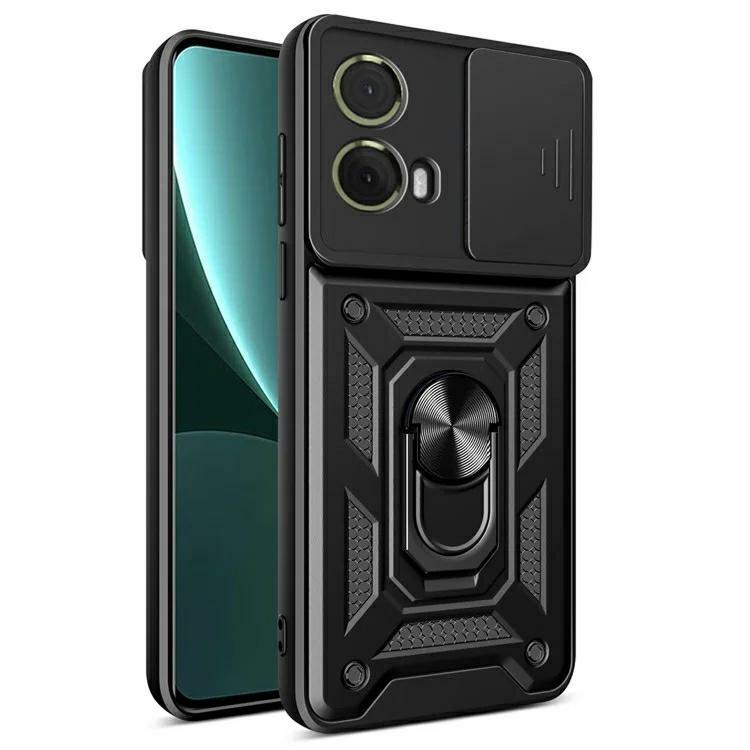 Pokrowiec Camshield Case czarny Motorola Moto G85 5G