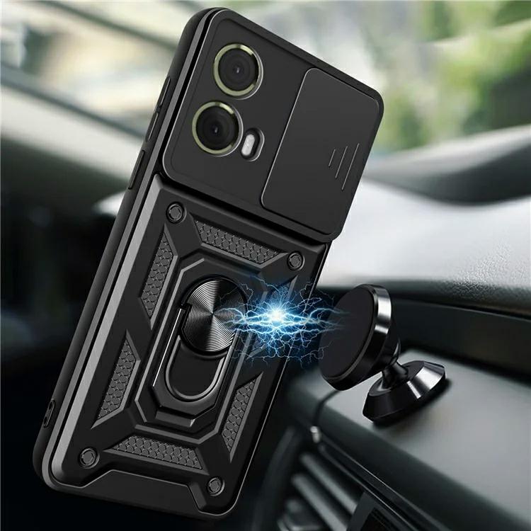 Pokrowiec Camshield Case czarny Motorola Moto G85 5G / 2