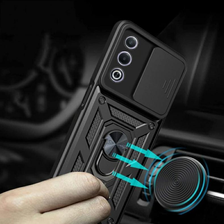 Pokrowiec Camshield Case czarny Oppo A80 5G / 3 Pokrowiec Camshield Case czarny Oppo A80 5G / 3