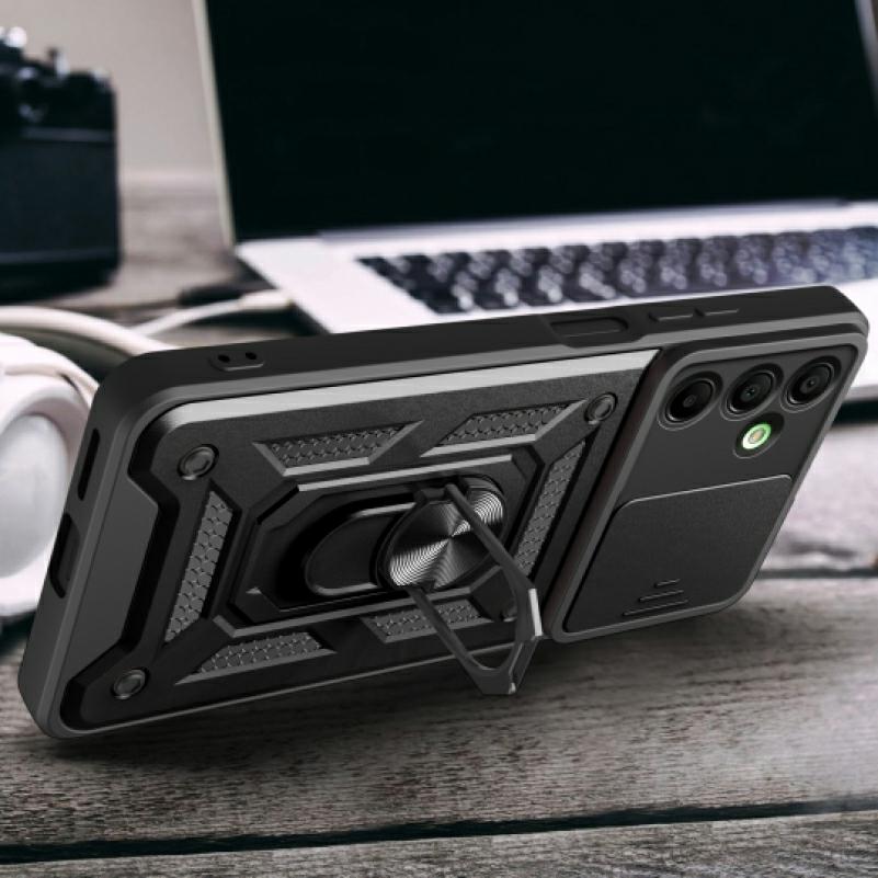 Pokrowiec Camshield Case czarny Samsung Galaxy A16 5G / 2