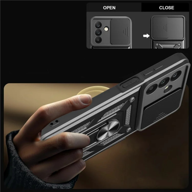 Pokrowiec Camshield Case czarny Samsung Galaxy A26 5G / 4