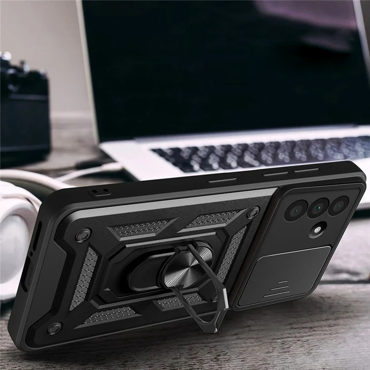 Pokrowiec Camshield Case czarny Samsung Galaxy A56 5G / 2