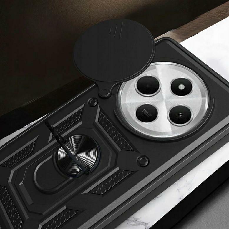 Pokrowiec Camshield Case czarny Xiaomi Redmi 14C / 4 Pokrowiec Camshield Case czarny Xiaomi Redmi 14C / 4